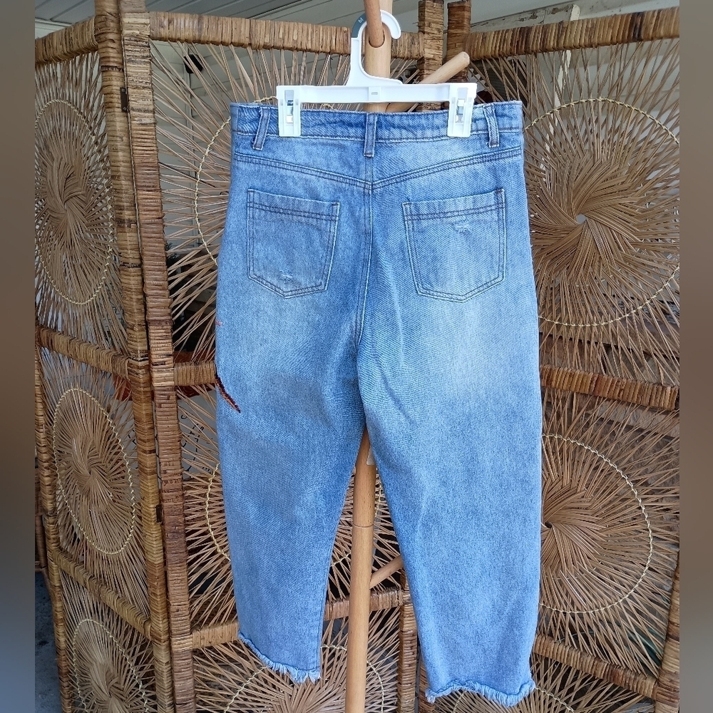 Miller By Riva Embroidered Blue Jeans_Small - Picture 6 of 6